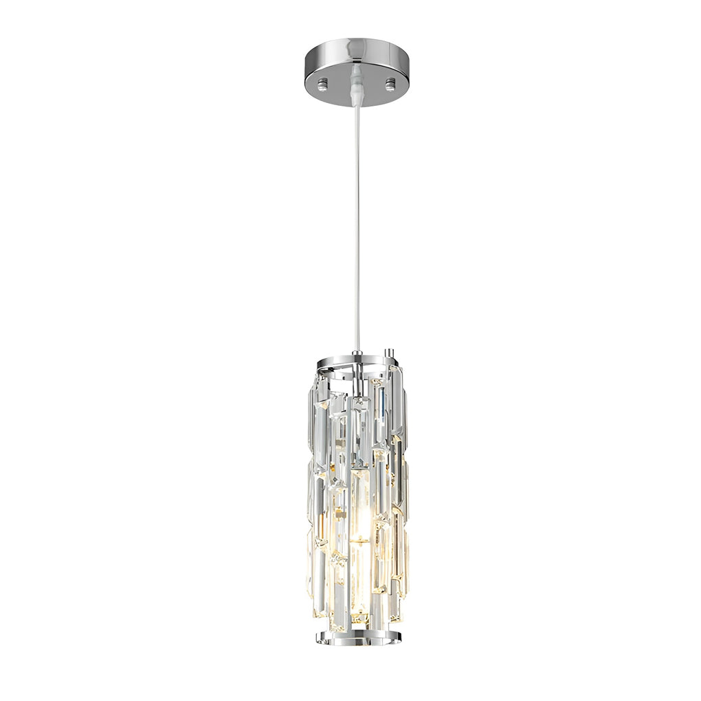 Modern Glass Pendant Light with Adjustable Cord