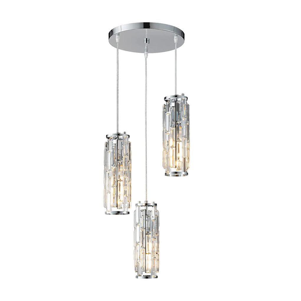 Modern Glass Pendant Light with Adjustable Cord