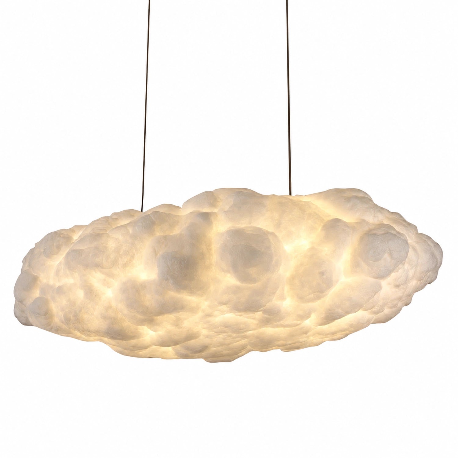 Modern White Floating Cloud Pendant Light