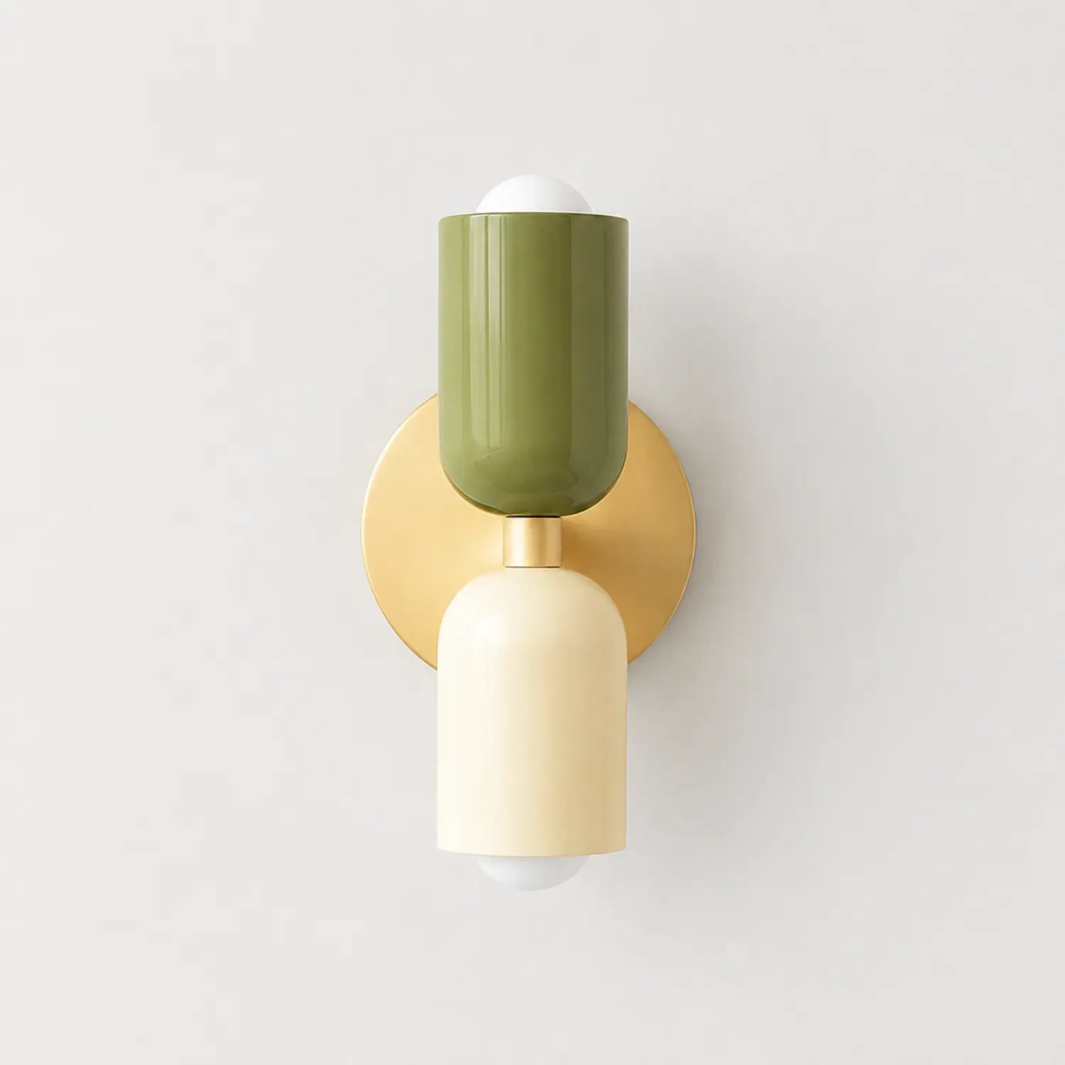 Contemporary Metal Wall Lamp with Up and Down Lighting