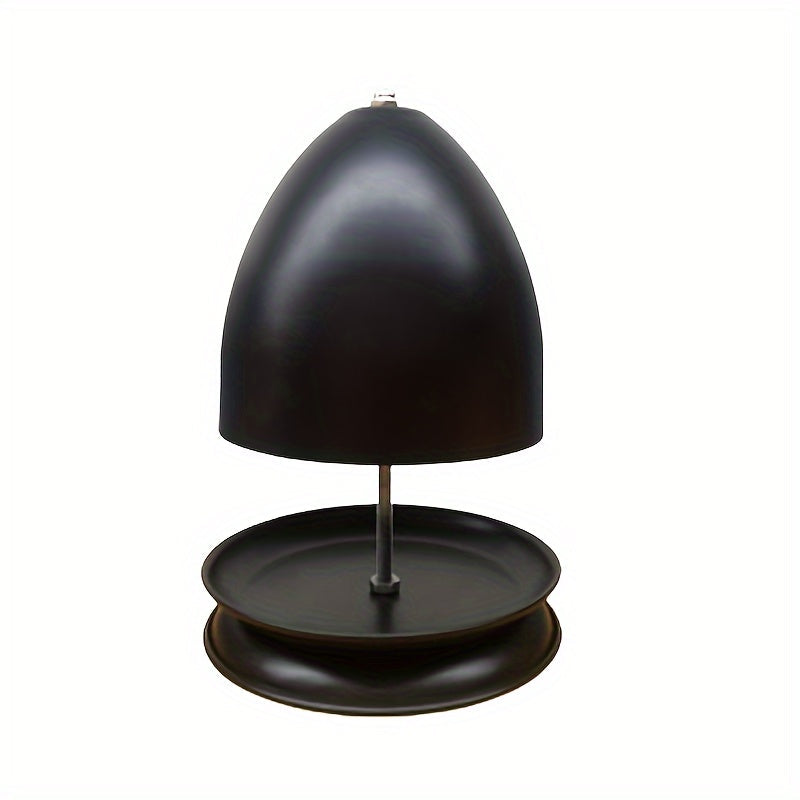 Black Flameless Heating With Hand Warmer And Holder - Tea Light Candle Warmer Kit