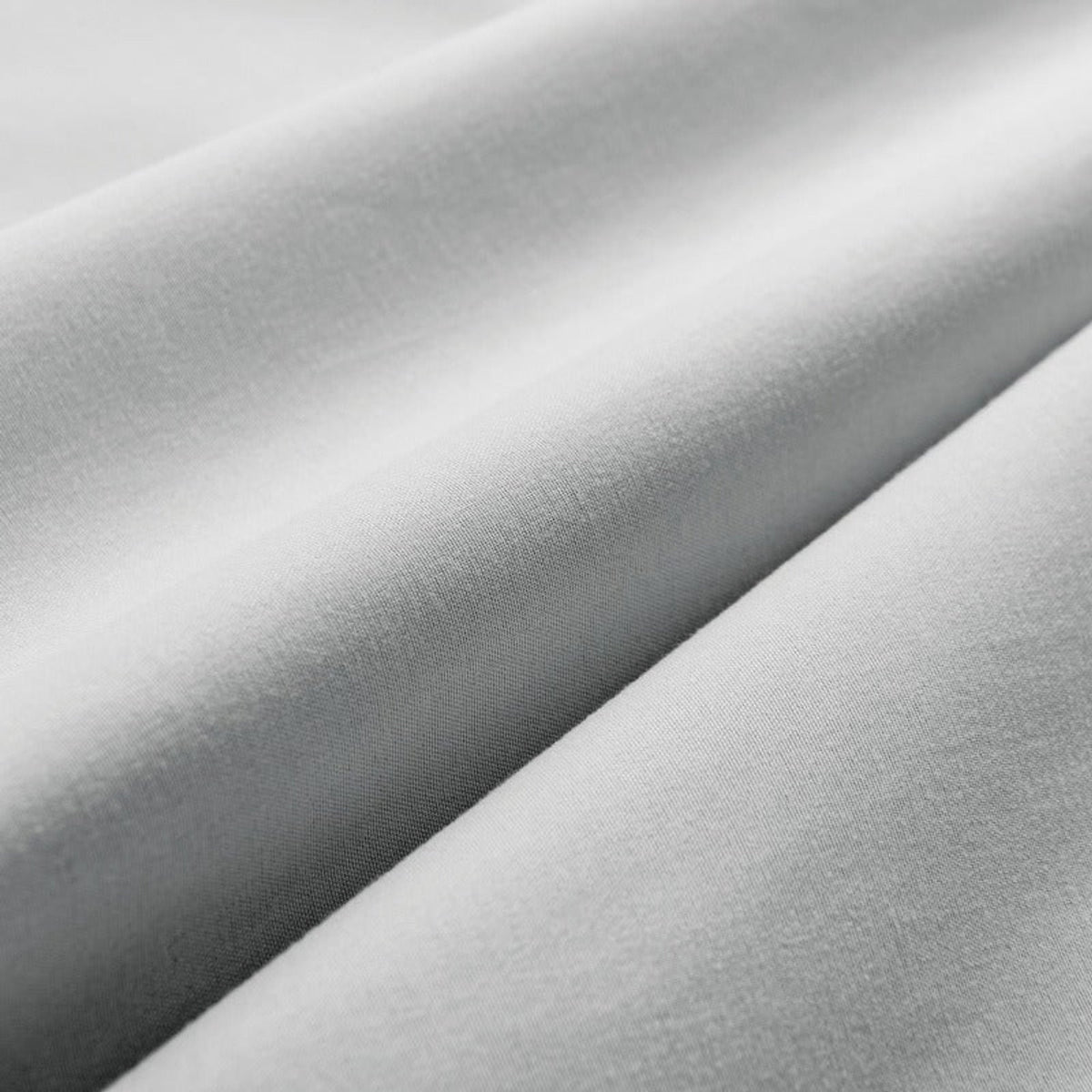 Grey curtain surface close-up