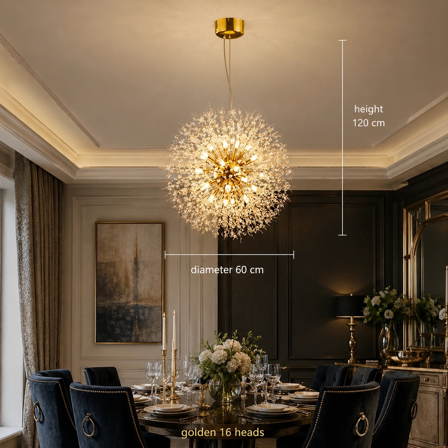 Modern Dandelion LED Pendant Light