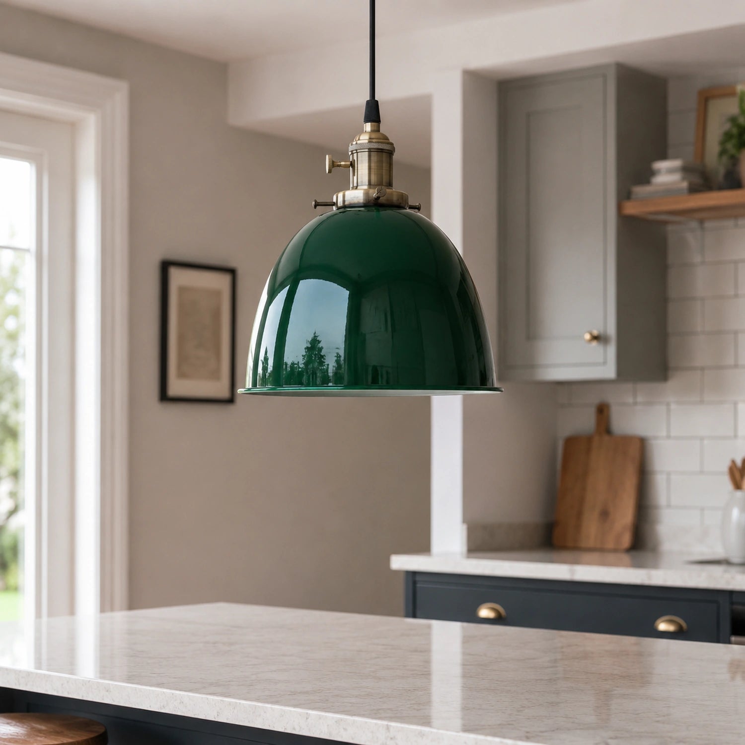Vintage Industrial Metal Pendant Light