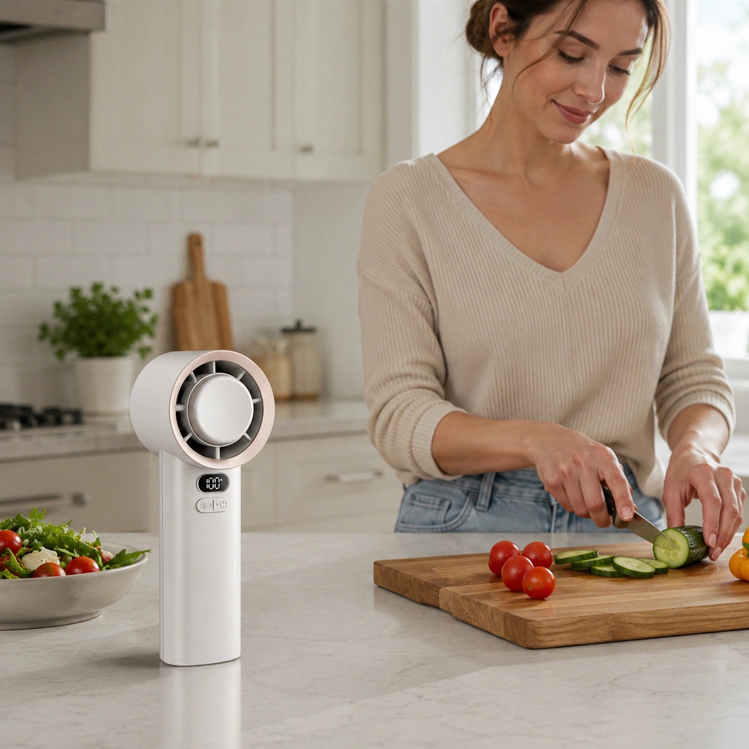 Rechargeable Turbo Handheld Fan