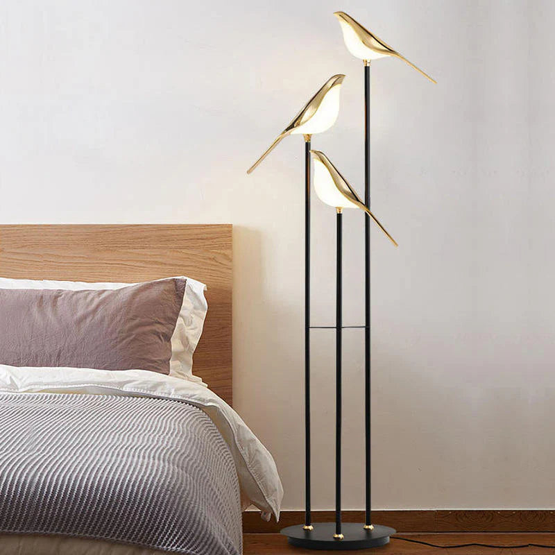 Modern Tall Standing Living Room and Bedroom Floor Lamp