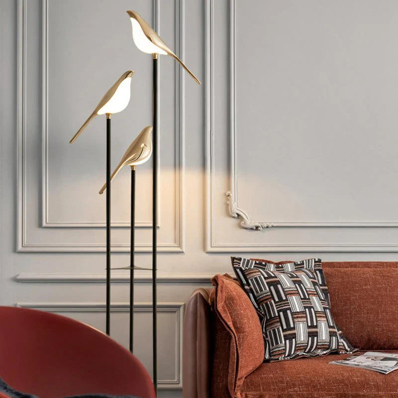 Modern Tall Standing Living Room and Bedroom Floor Lamp