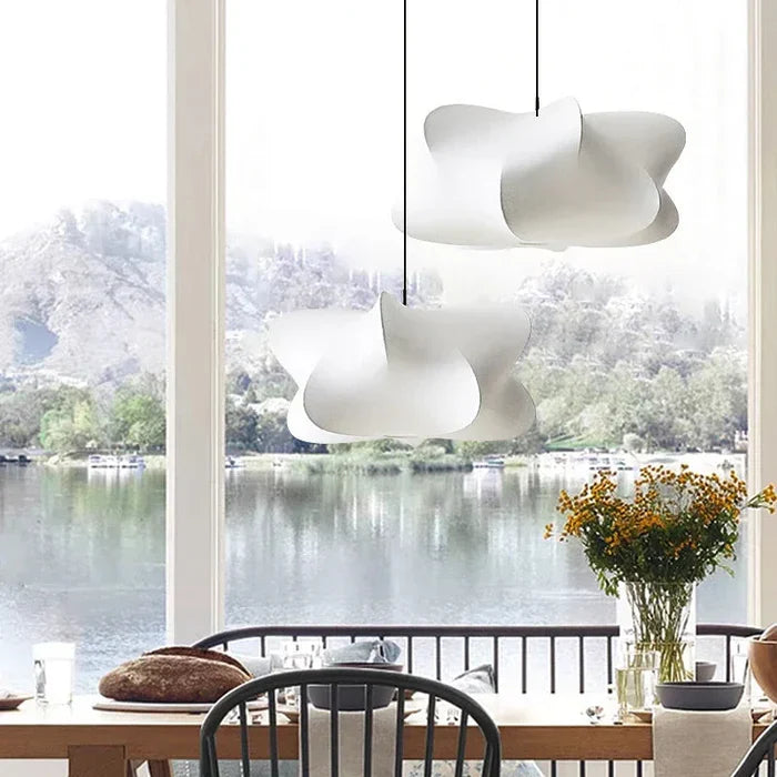 Japanese Wabi Sabi Silk Pendant Lamp