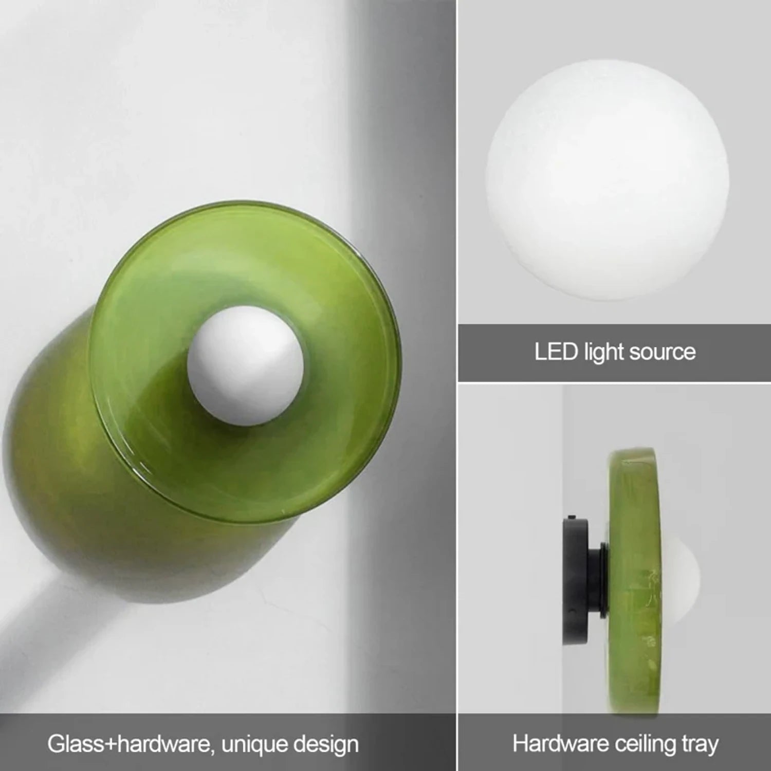 Minimalist Modern Flush Mount Ceiling Light, low profile with soft diffused glow, perfect for bedrooms, hallways, and bathrooms.