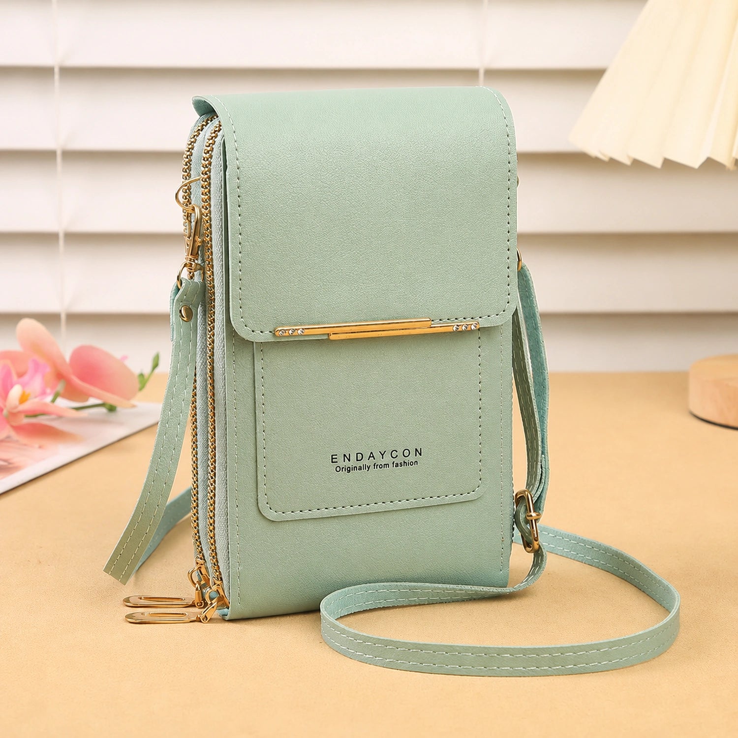 Crossbody Phone Bag with Touch Screen & Wallet