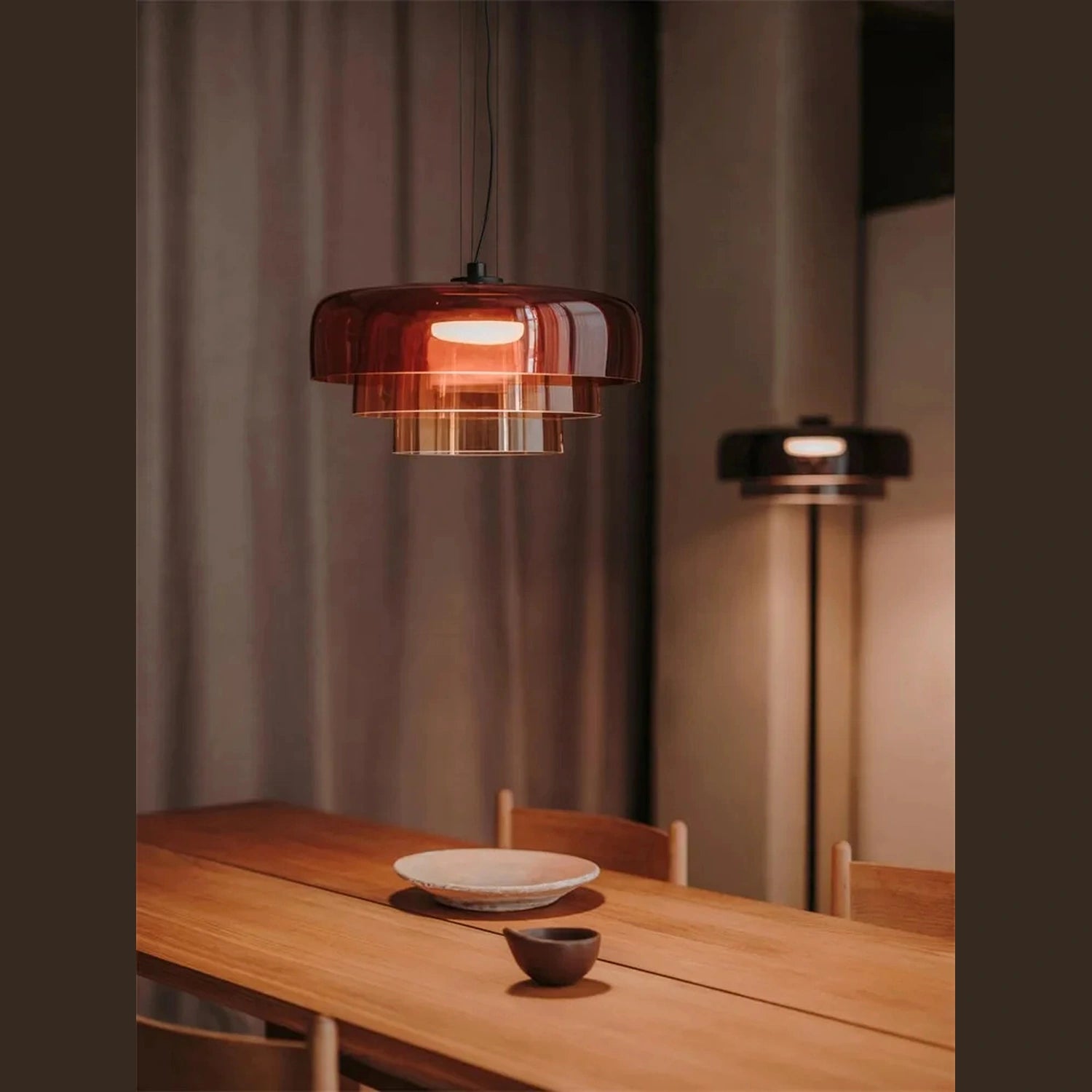 Colorful Glass Pendant Light for Dining Table & Living Room