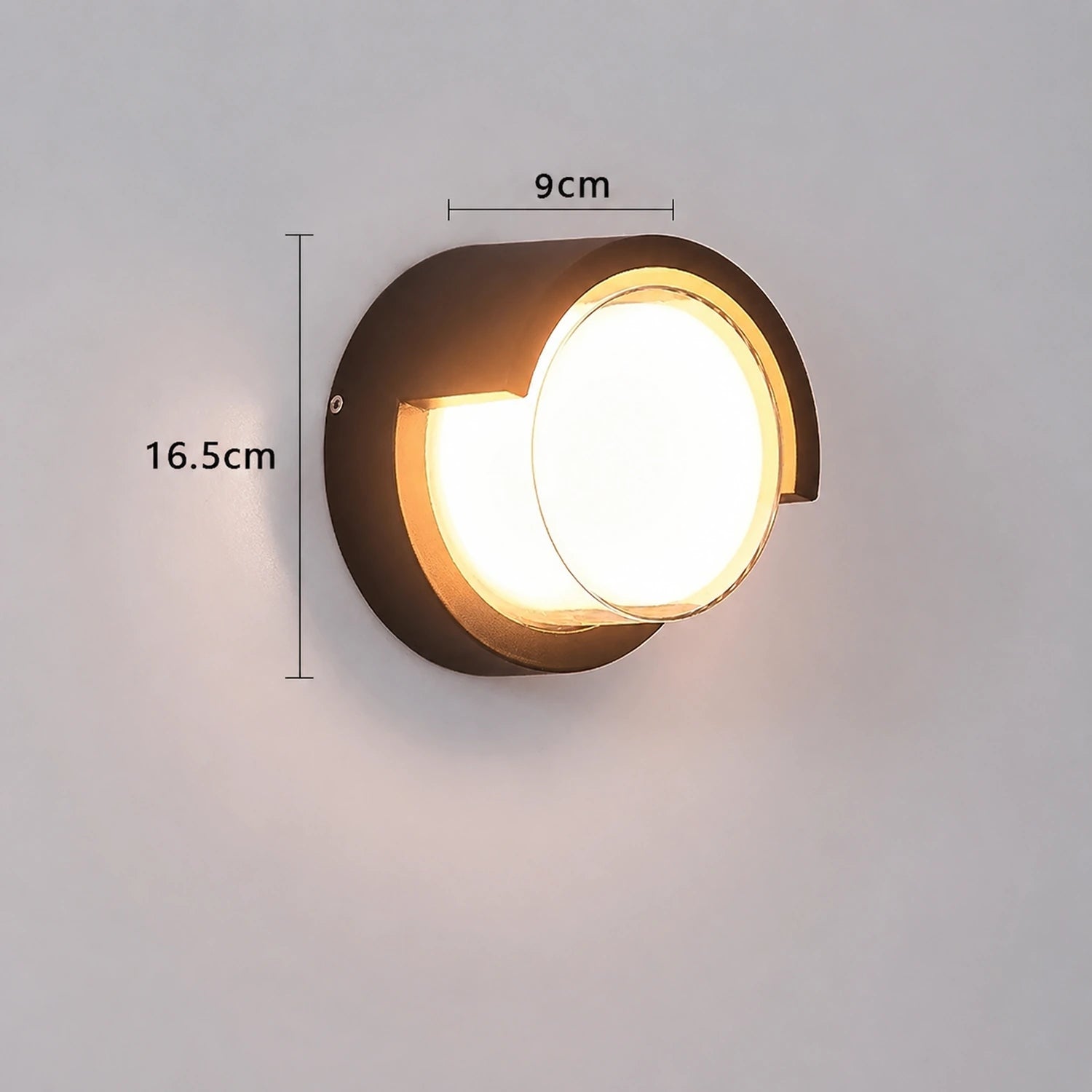 Modern LED Wall Light for Indoor & Outdoor Use