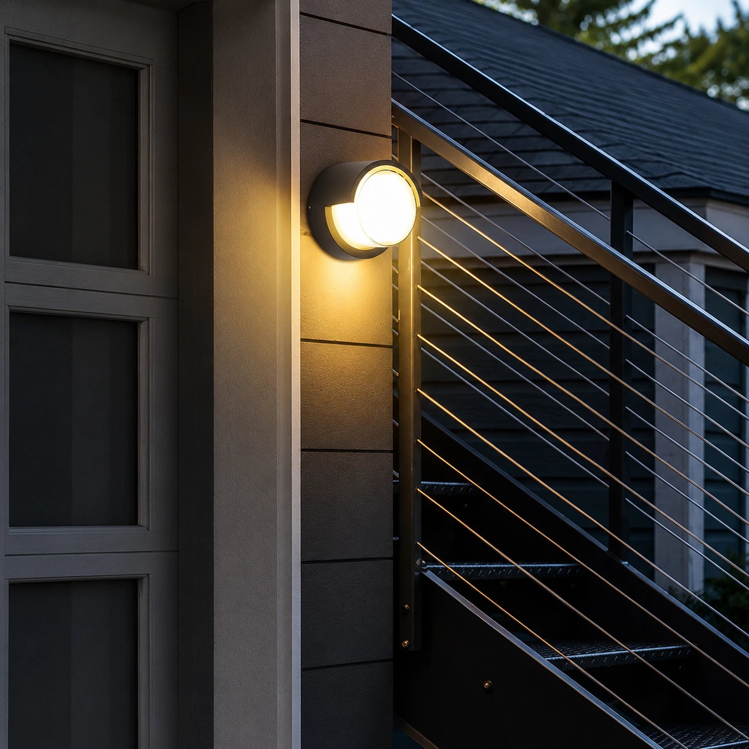 Modern LED Wall Light for Indoor & Outdoor Use