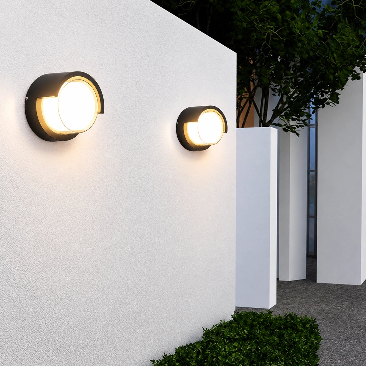 Modern LED Wall Light for Indoor & Outdoor Use