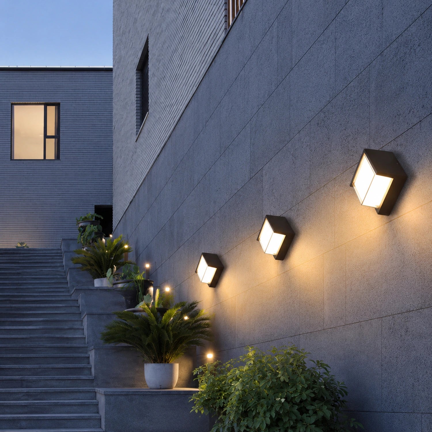 Modern LED Wall Light for Indoor & Outdoor Use