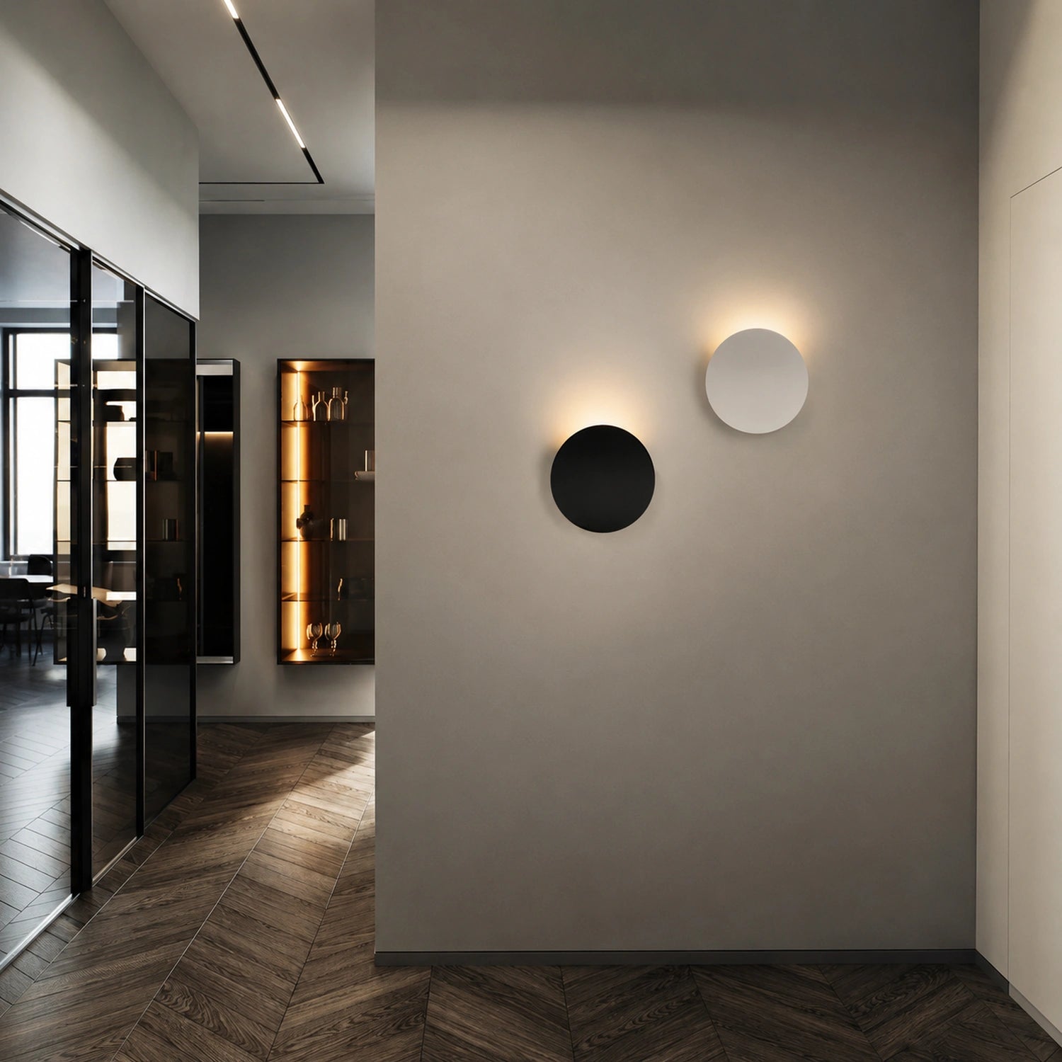 Modern Aluminium LED Wall Light with Up & Down Illumination