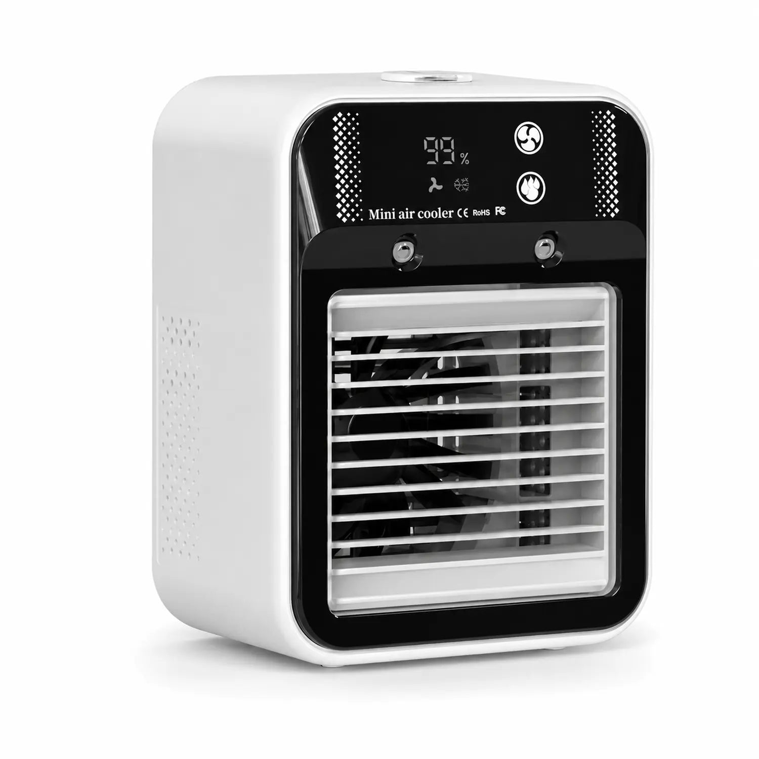 Portable USB Air Cooler with Water Tank & Rechargeable Battery