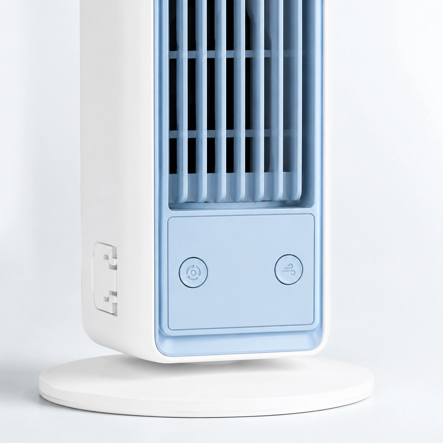 Portable Bladeless Tower Fan with Oscillation