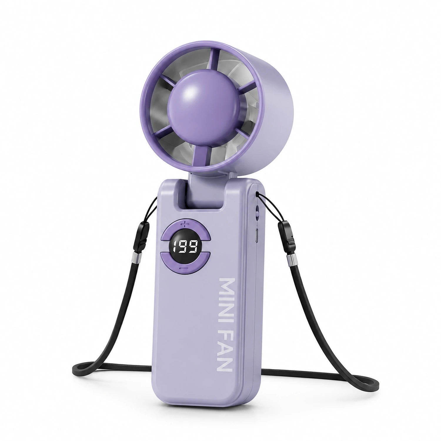 Portable Handheld Turbo Fan with LED Display