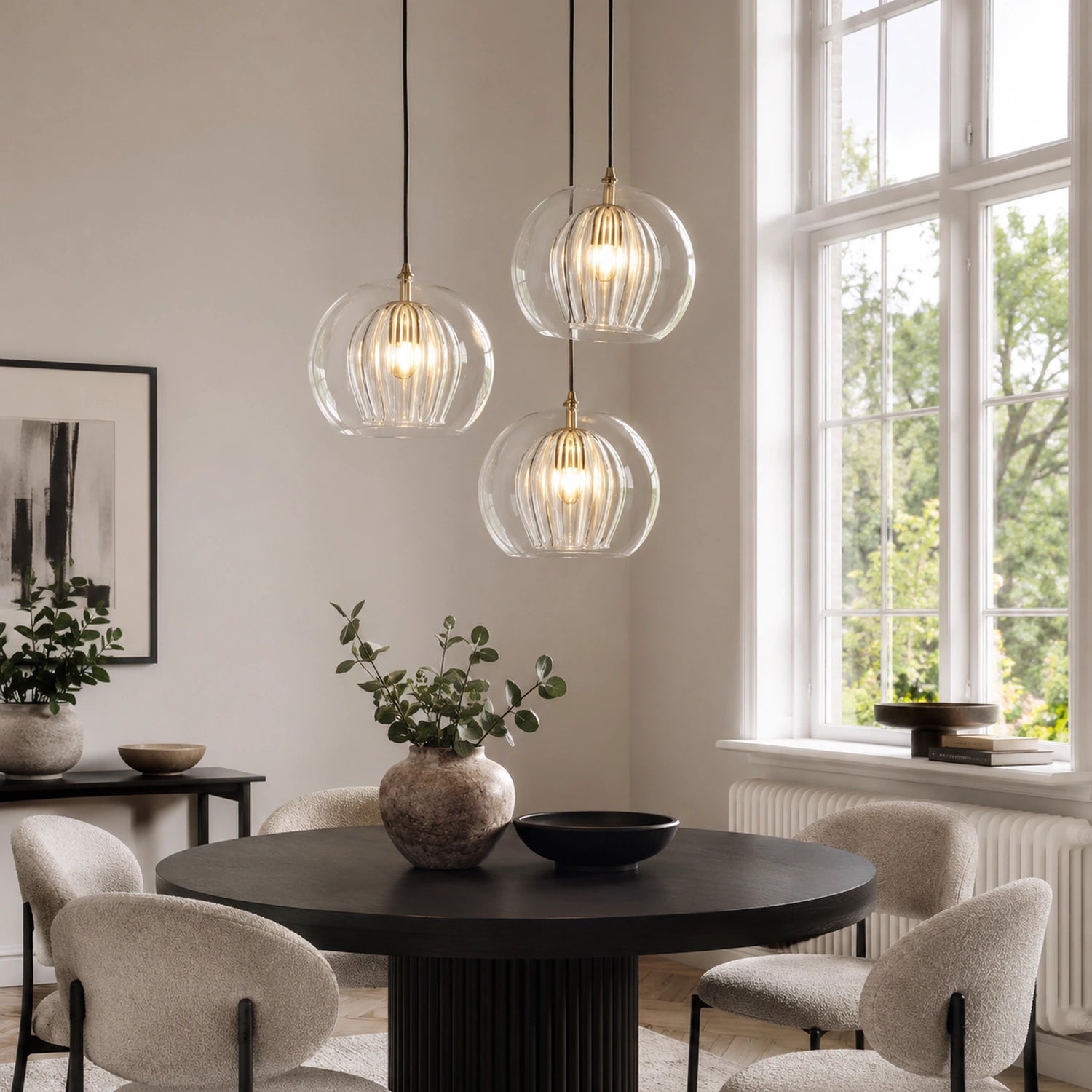 Modern Glass Pendant Light