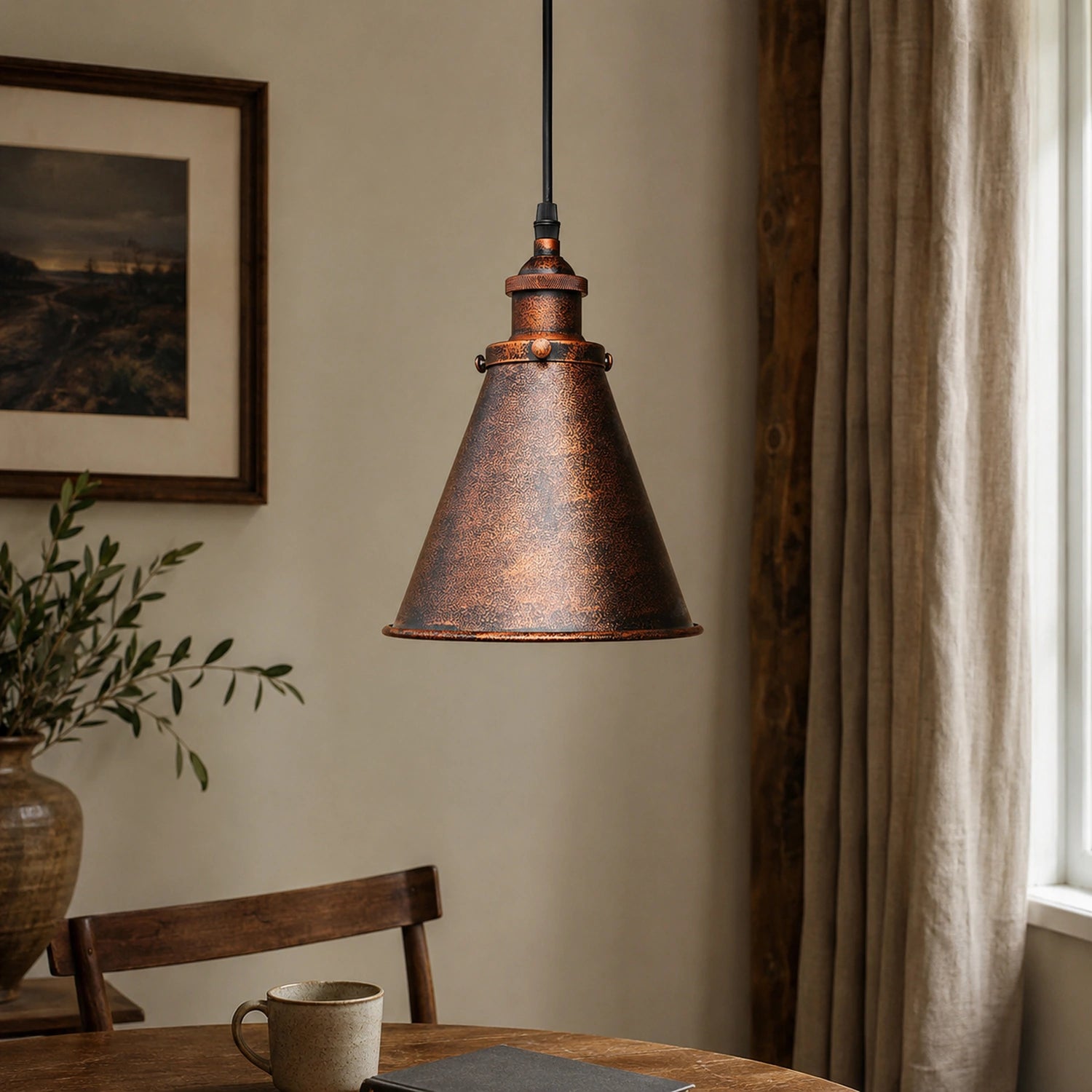 Vintage Industrial Metal Pendant Light