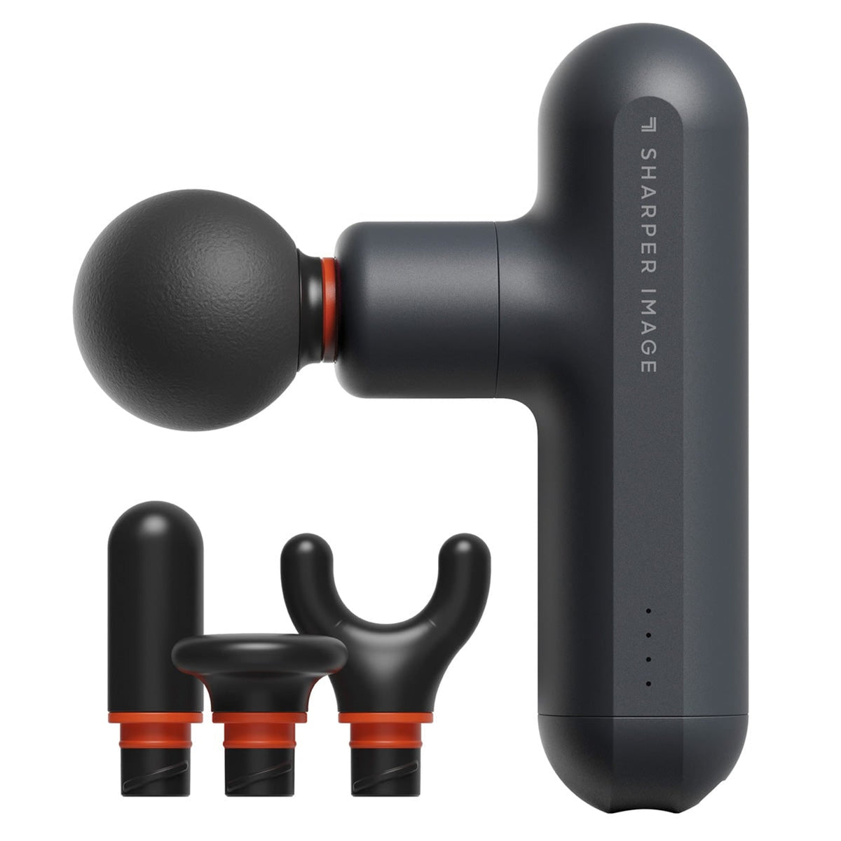 Sharper Image massage gun and interchangeable attachments