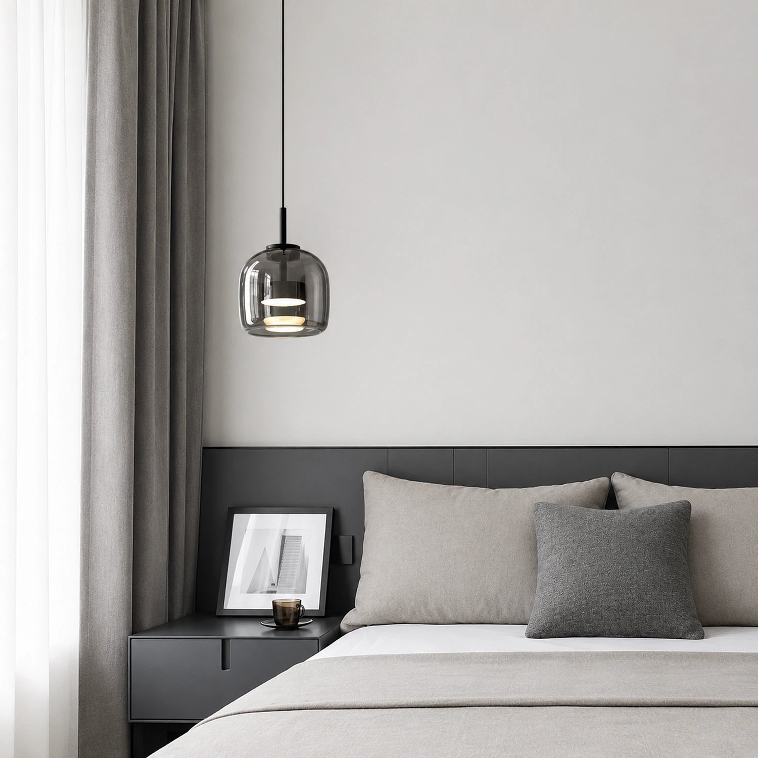 Modern Glass Pendant Light - Nordic Style