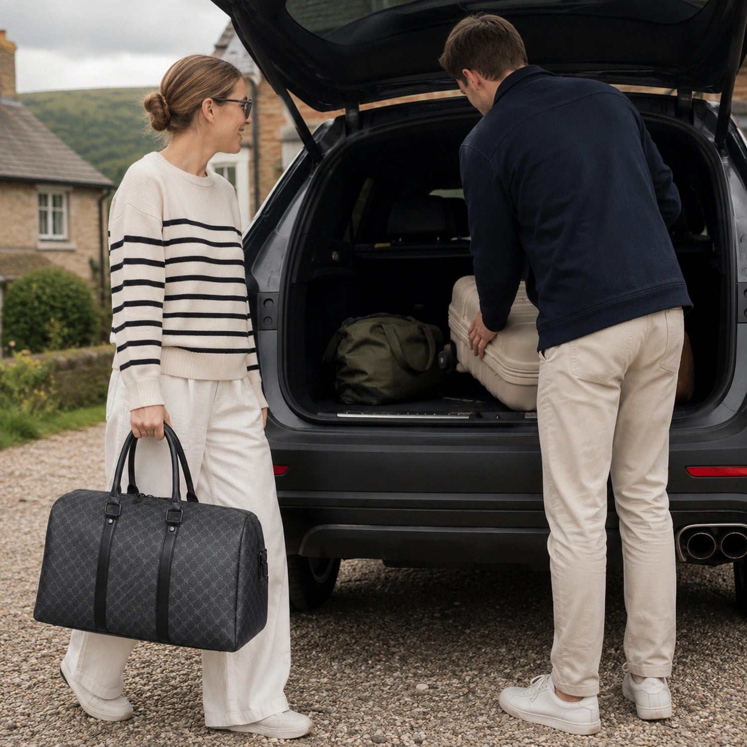 Men’s Large PU Travel Bag