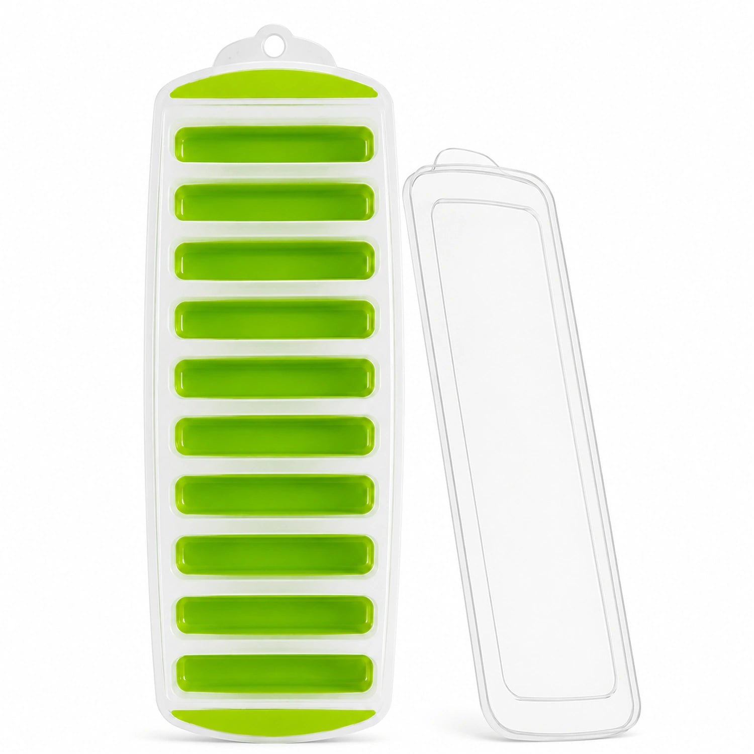 Reusable Silicone Ice Stick Tray with Lid