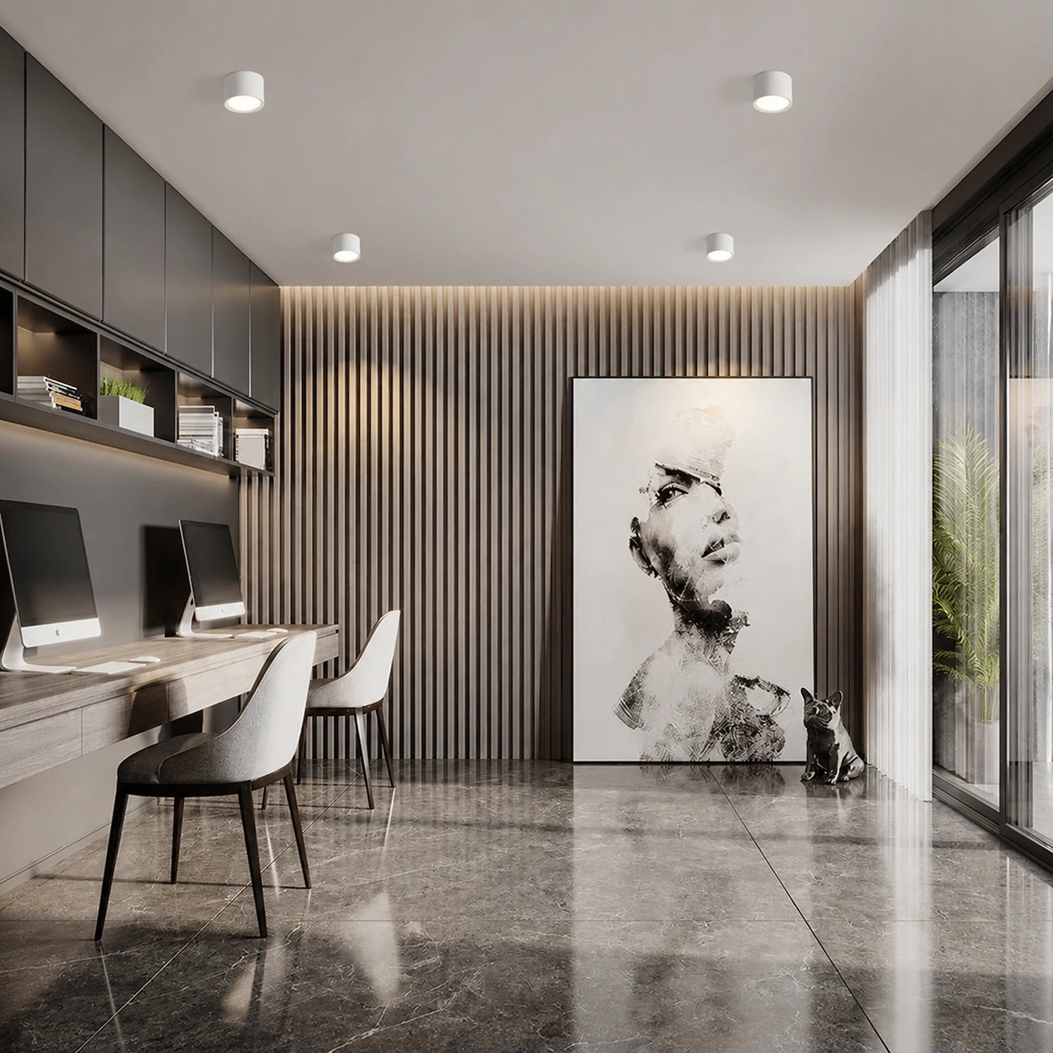 Nordic Modern Surface Mounted Ceiling Light