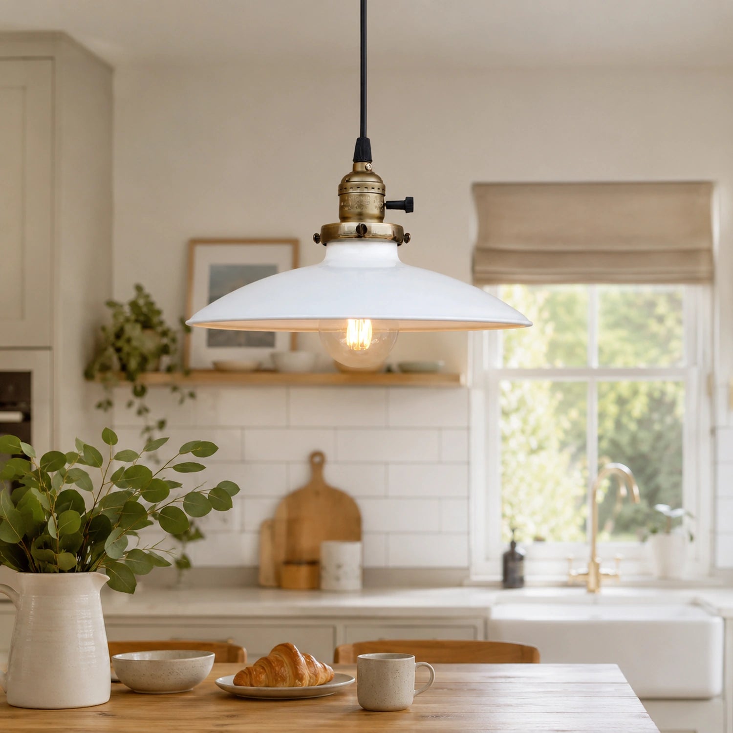 Vintage Industrial Metal Pendant Light