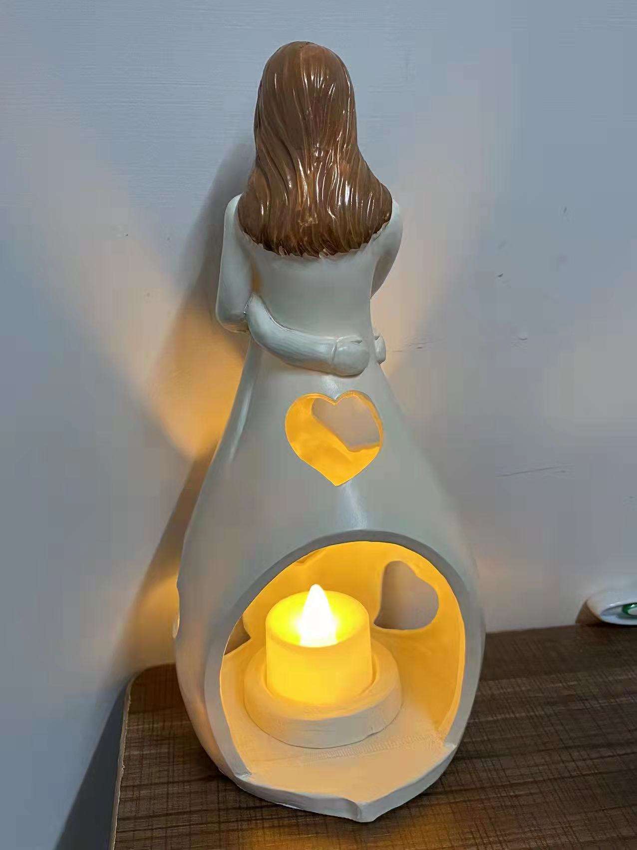 Heart LED Bedside Table Lamp - Night Light - Heart Shape
