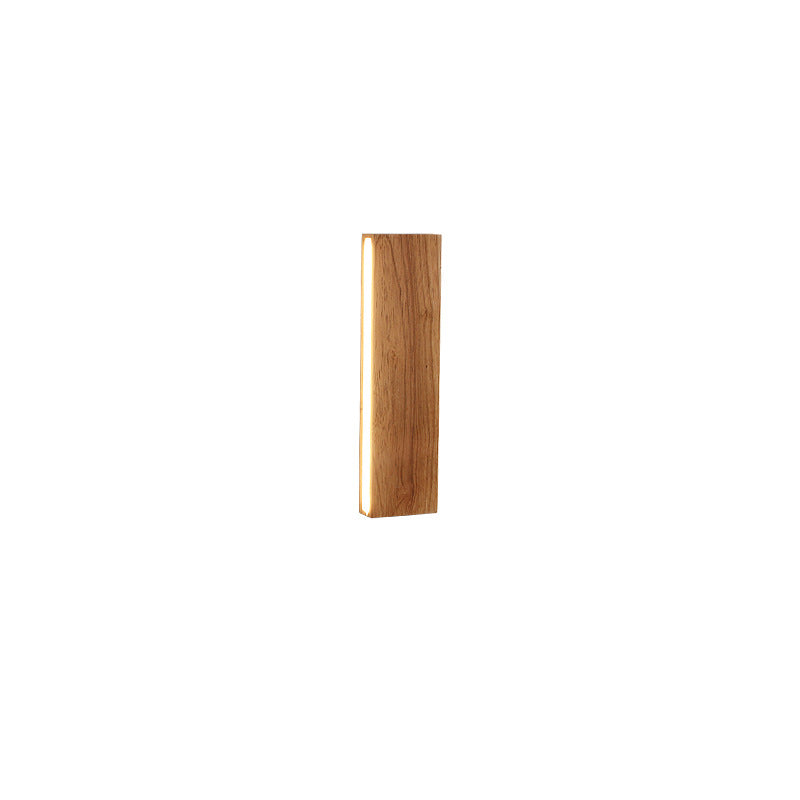 Minimalist Led Energy Efficient Wooden Modern Wall Sconce