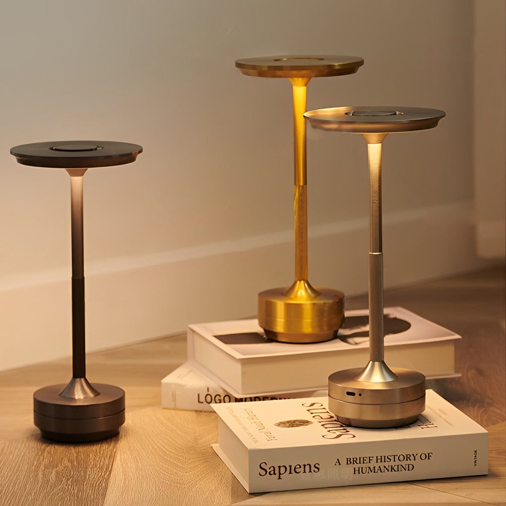 Modern Cordless Touch Dimmable LED UFO Design Table Lamp