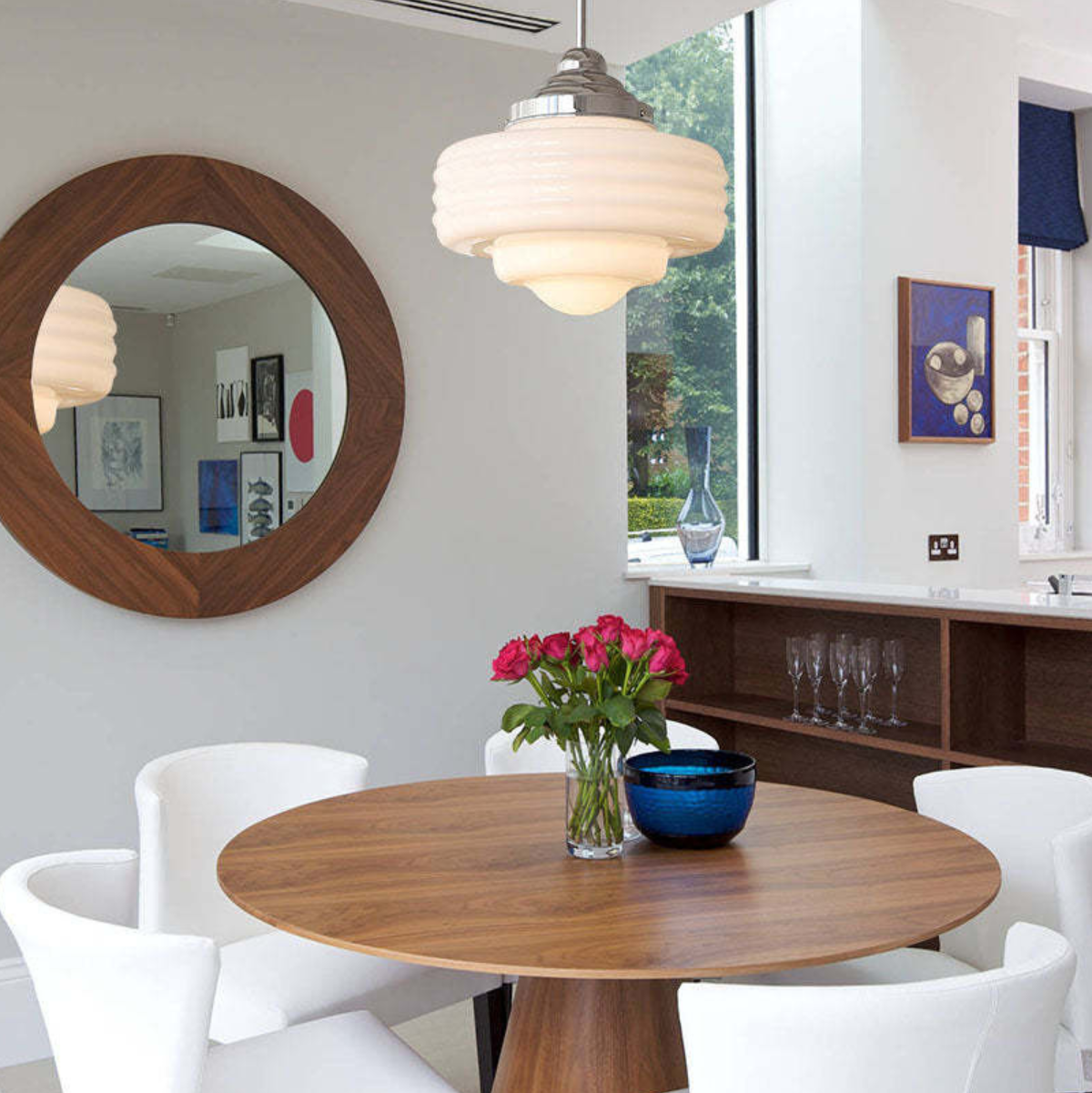 Elegant Warm 3000K Glass Iron Industrial Pendant Light Kitchen Island