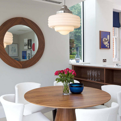 Elegant Warm 3000K Glass Iron Industrial Pendant Light Kitchen Island