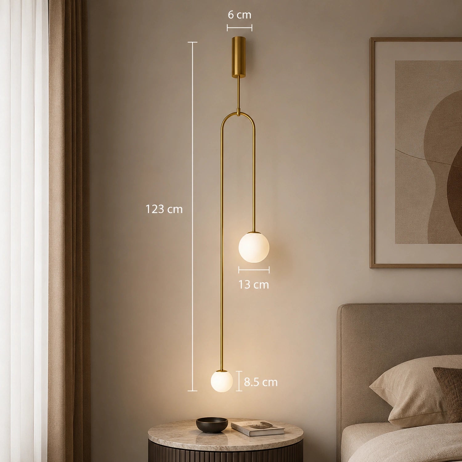 Modern Glass Ball Pendant Light