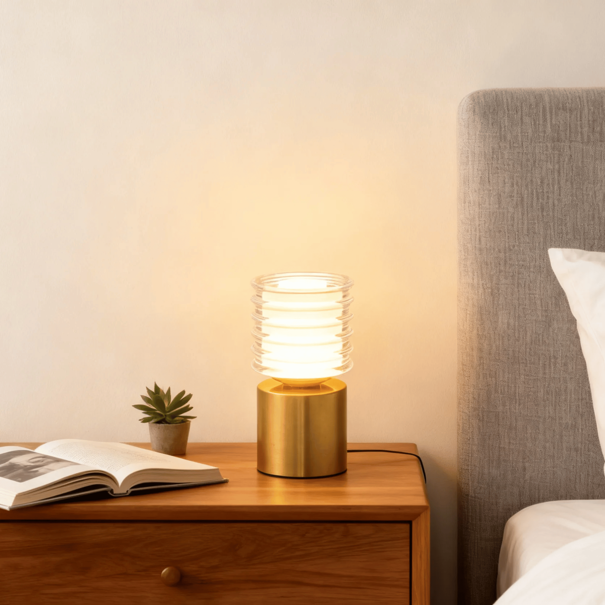 Cordless Metal Dome Table Lamp