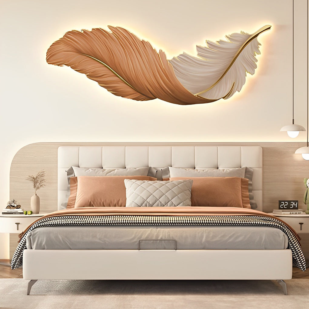 Modern LED Mural Wall Lamp with Remote Control