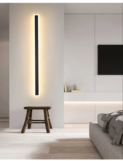 Modern Black Waterproof Led Outdoor Garden Wall Light