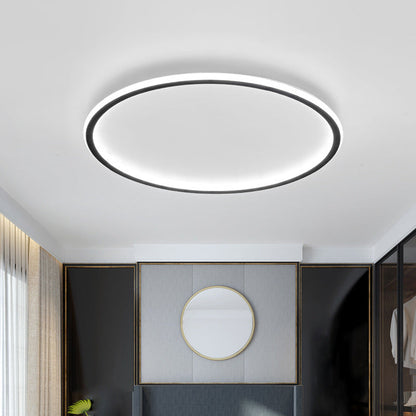 Round Scandi Aluminium Ceiling Light – LED