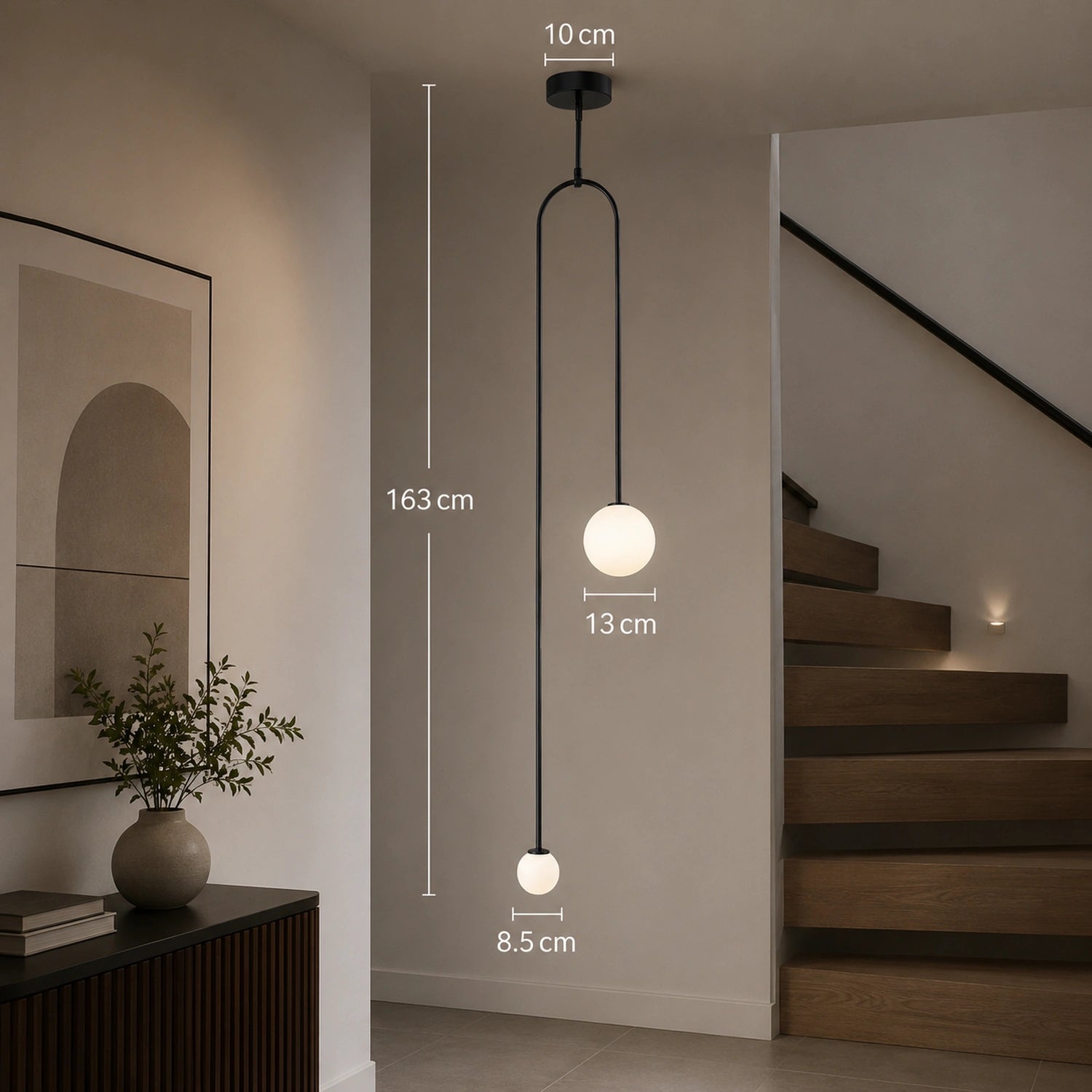 Modern Glass Ball Pendant Light