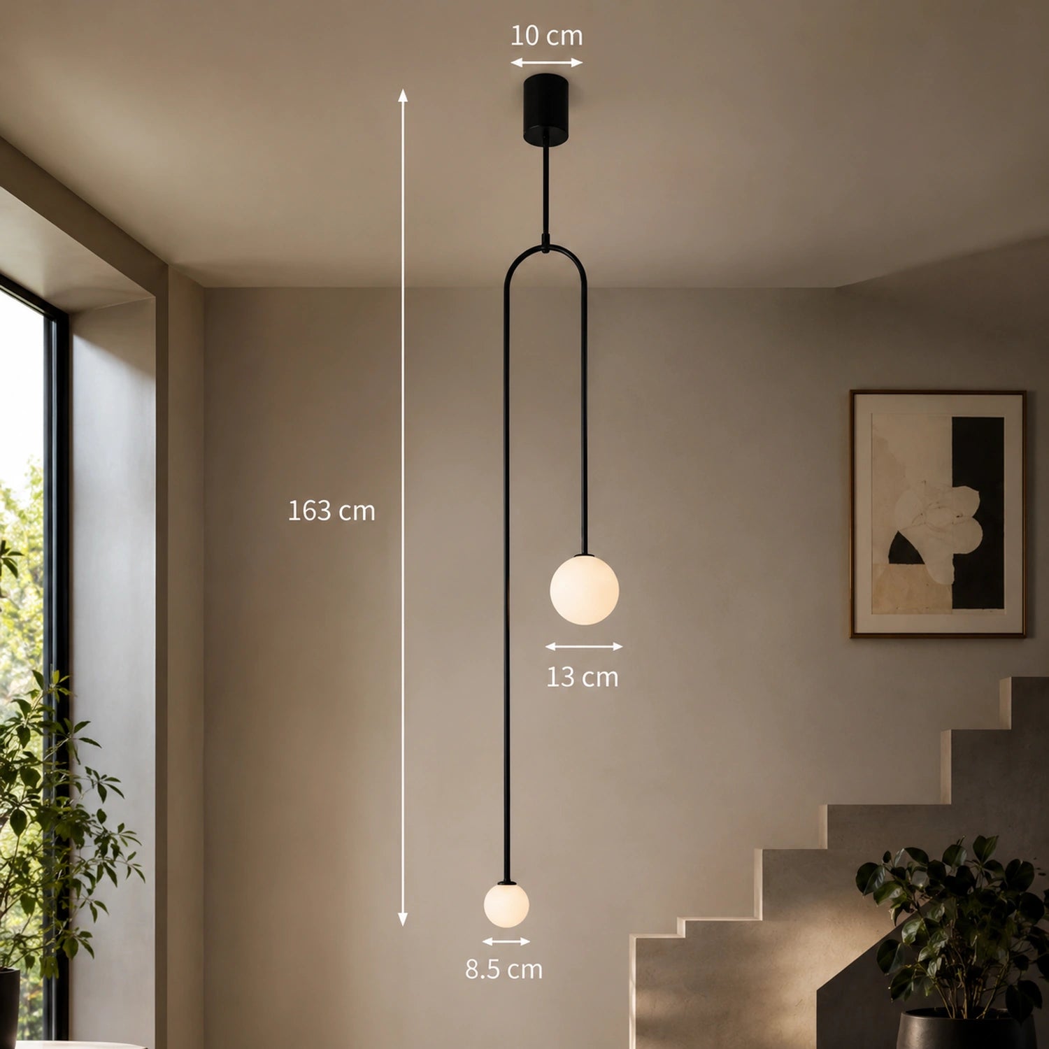 Modern Glass Ball Pendant Light