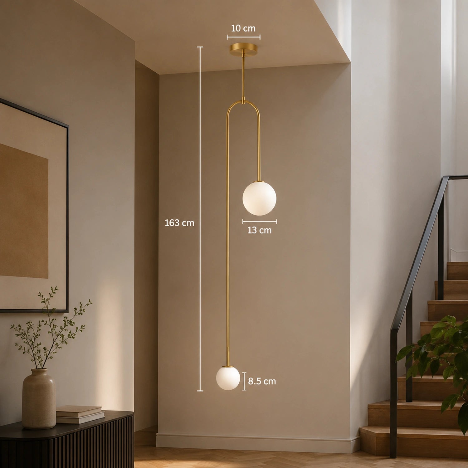 Modern Glass Ball Pendant Light