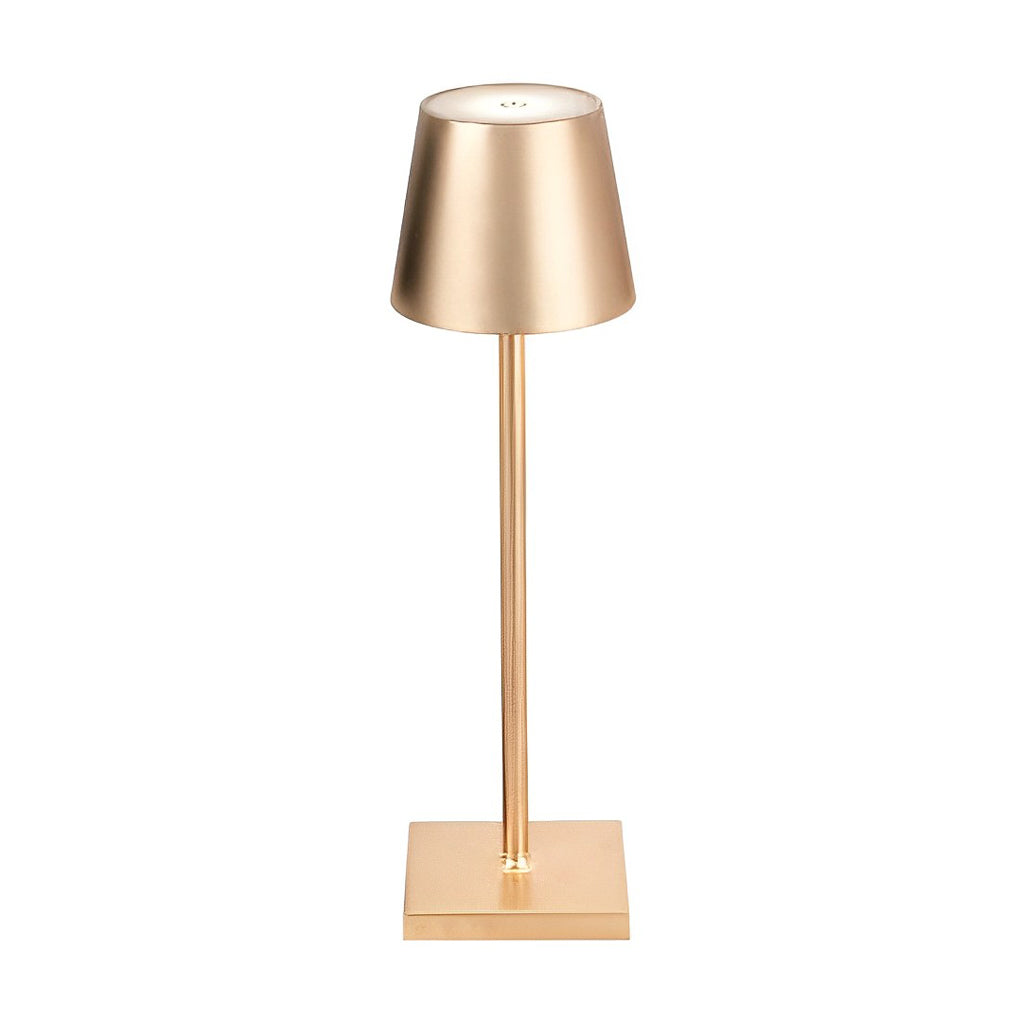 Modern Rechargeable Touch Control Aluminum Portable Bedside Table Lamp