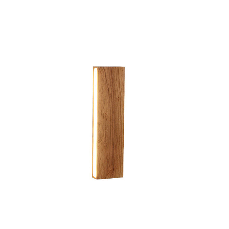 Minimalist Led Energy Efficient Wooden Modern Wall Sconce