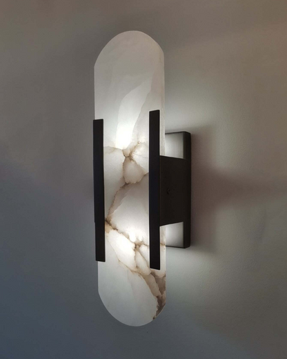 Modern Minimalist 3000K Warm Marble Elegant Wall Sconce