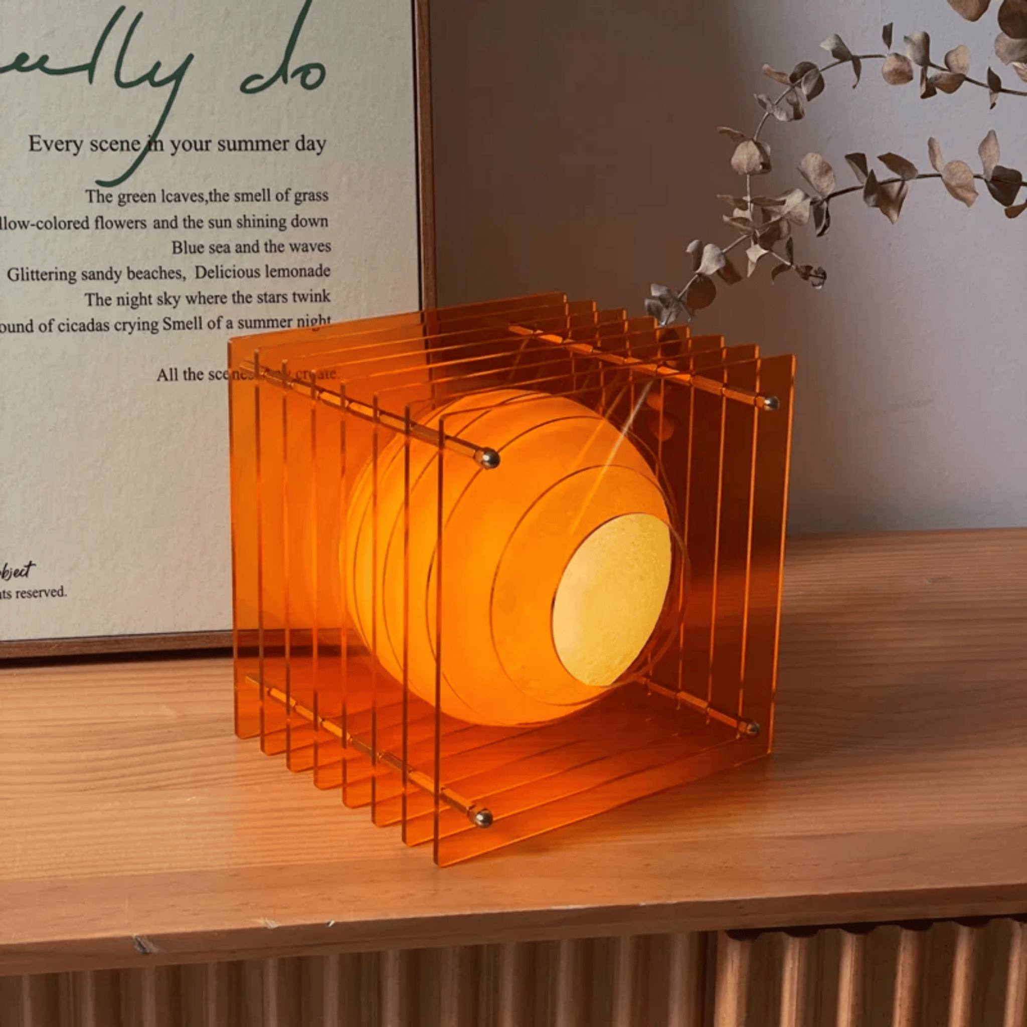 Portable RGB LED Cube Light for Bedroom & Living Room - Rechargeable - Wireless