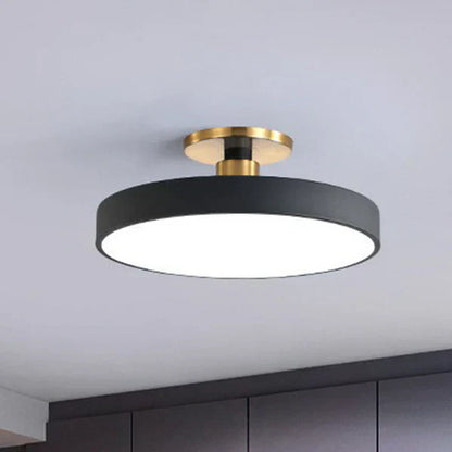 Nordic Modern Minimalist Round LED Ceiling Light