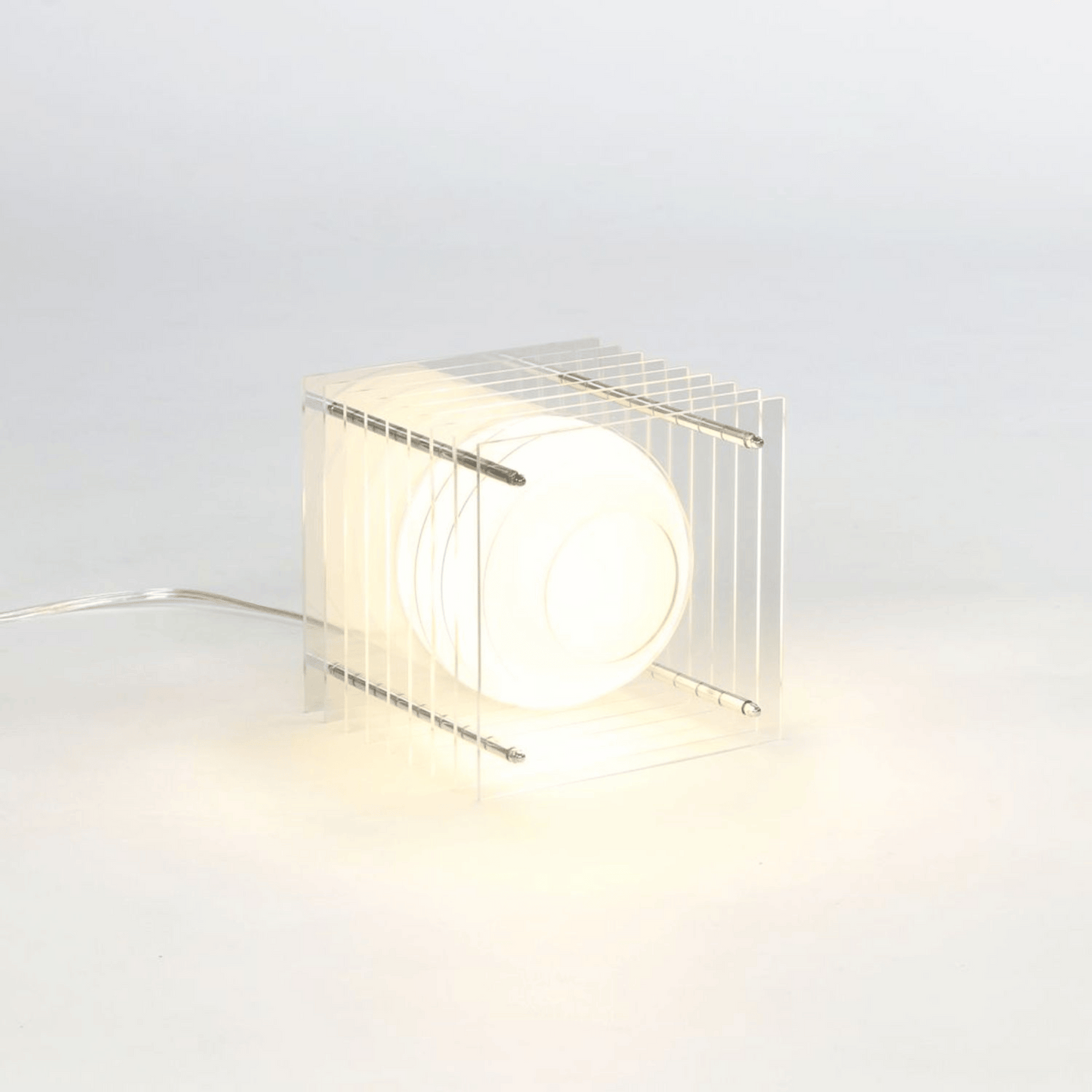Portable RGB LED Cube Light for Bedroom & Living Room - Rechargeable - Wireless